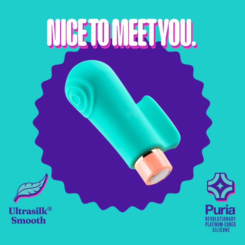Aria sensual af - finger vibrator - Product side view  | Flirtybay.com.au